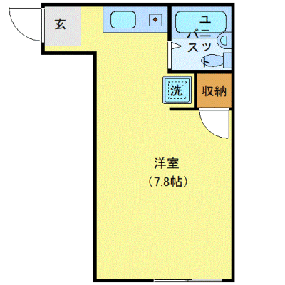 OneLife湘南藤沢アクセス【★禁煙ルーム・駅2分】の間取り図