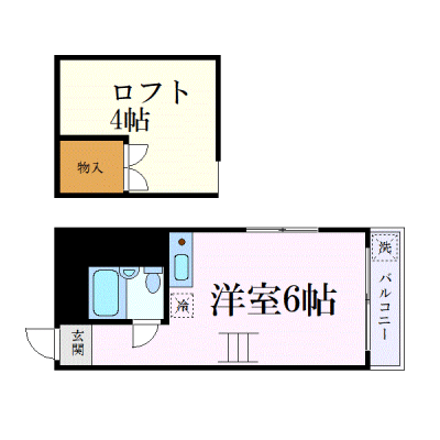 OneLife竹ノ塚WEST【★IHコンロ・ロフト付！】の間取り図