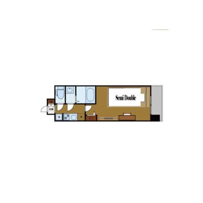 BraTTo京橋ラミアル【Wi-Fi無料💻】京橋駅まで10分｜家具家電付き｜すぐに暮らせる快適ルーム♪の間取り図