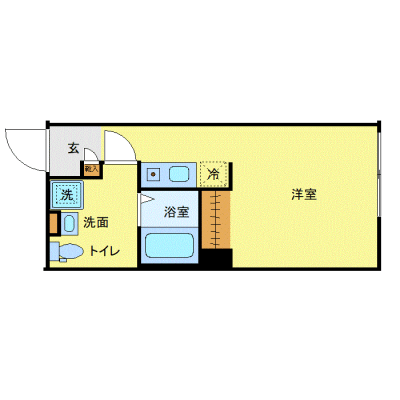 OneLife西新井ライナー【★独立洗面・浴室乾燥付！】の間取り図
