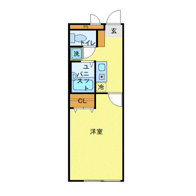 OneLife横須賀・汐入SOUTH【★セパレート】の間取り図