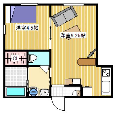 マンスリービルド　中島公園　※中島公園　徒歩5分※の間取り図