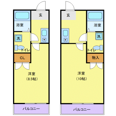 OneLife南橋本EAST【★セパレート】の間取り図