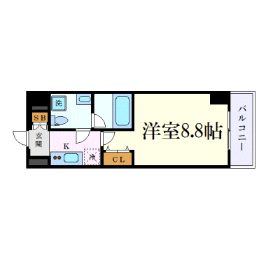 OneLife中板橋3rd【★Wi-Fi無制限・ローテーブル・ソファ付！】の間取り図