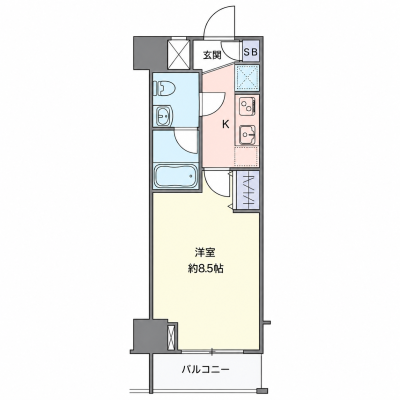 OneLife板橋大山コート【★独立洗面・浴室乾燥付！】の間取り図