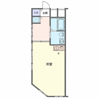 OneLife大山SOUTH【★Wi-Fi無制限・追い焚き機能・浴室乾燥付！】の間取り図