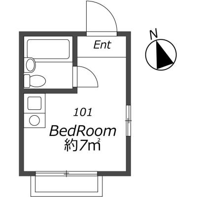 ガーデンハイム 101の間取り図