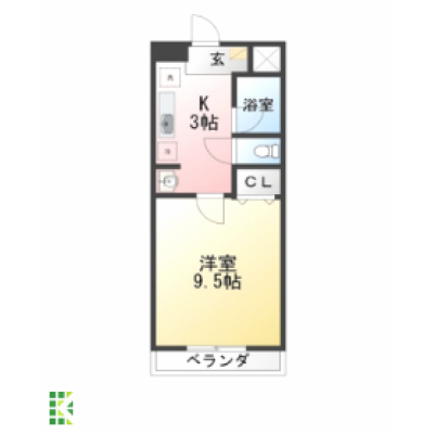 🚉「南栄駅」徒歩7分の駅チカ✨イオンタウン至近で生活至便🛒カバン一つで即入居OKな家具家電付きルーム◎の間取り図