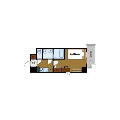 BraTTo今池アヴェール【築浅プレミアム✨】今池駅徒歩3分｜設備良好｜家具家電付きで快適ステイ♪の間取り図