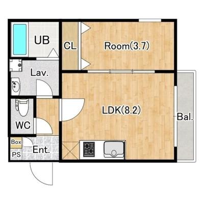 OneLife岩槻NORTHフェリシア【★Wi-Fi無制限・追い焚き機能】の間取り図