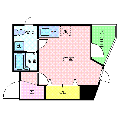 OneLife本駒込前スクエア【★浴室乾燥付】の間取り図