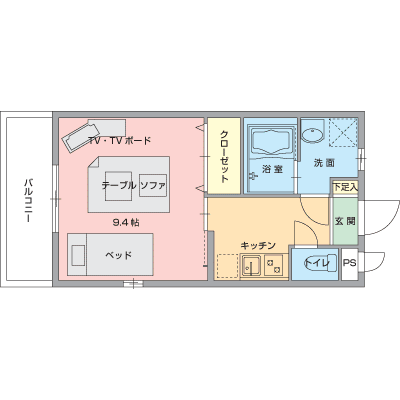 マンスリー光の森の間取り図