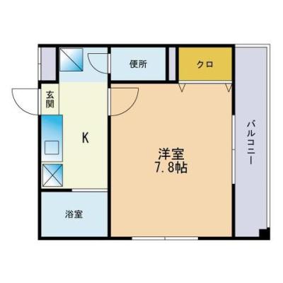 GTNStay 箱崎宮前Ⅰの間取り図