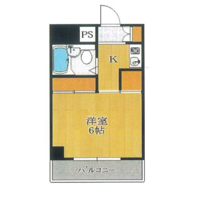 【J’sマンスリー船橋 601】11月6日より入居可🌟厚さ25㎝超高密度ポケットコイルマットレス使用！船橋駅徒歩6分！東京駅まで乗り換えなし約25分☆【インターネット無料】の間取り図