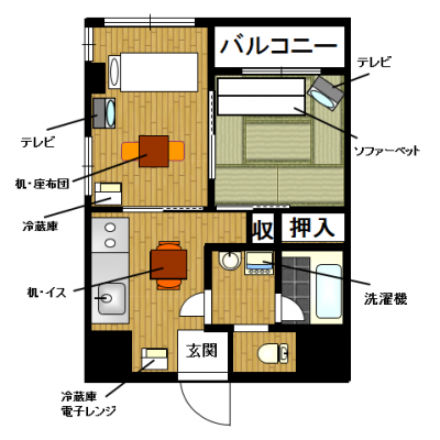 YM上板橋◆◆ネット接続無料◆◆の間取り図