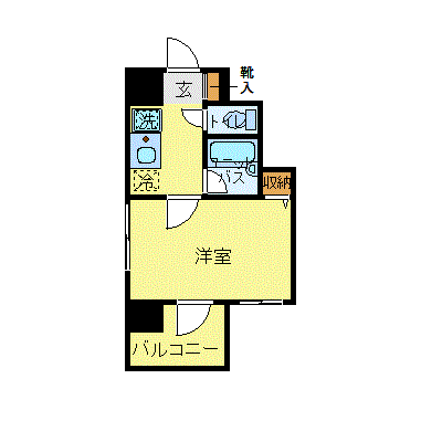 マンスリーリブマックス東日本橋EAST■『駅2分』≪スタンダードシリーズ≫の間取り図