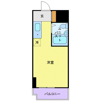 マンスリーリブマックス大井町駅前▲『駅3分』【1名入居限定】≪スマートシリーズ≫の間取り図
