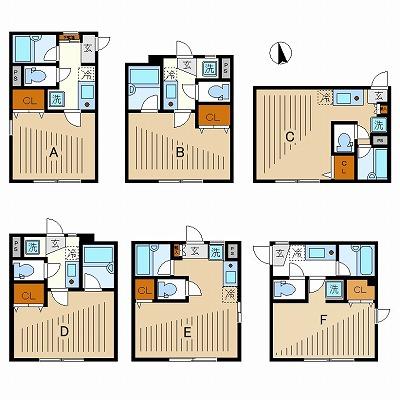 マンスリー新都心西新宿第８【Ｗｉ-Ｆｉ無制限・外国人可】＜寝具・キッチン用品代込＞の間取り図