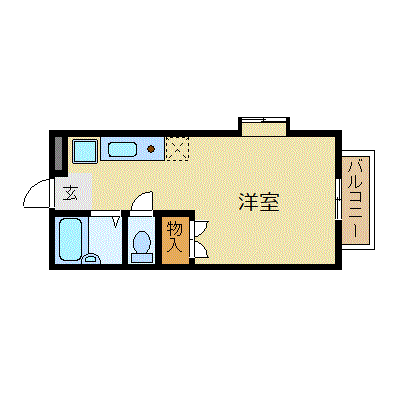 マンスリーリブマックス阪急六甲イースト◎【NET対応】≪スタンダードシリーズ≫の間取り図