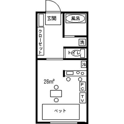 ＪＡＸＡ、国際会議場、金属材料研究所まで自転車5分「ダイヤハイツ」の間取り図