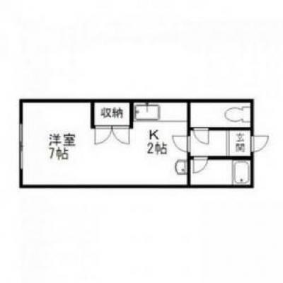 ノースステイ北24条の間取り図
