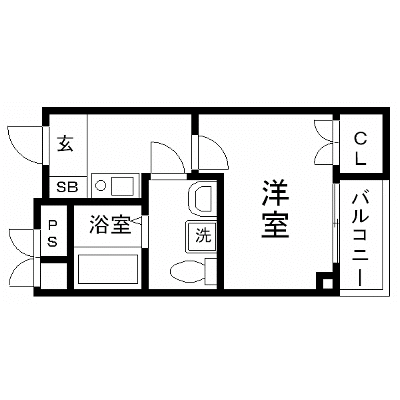 グッドステイ大阪本町リバーイースト◆【ベーシック・NET対応・洗浄機能付便座】の間取り図