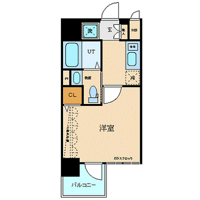 マンスリーリブマックス品川大井町クリスタル▲【NET対応・独立洗面】≪スタンダードシリーズ≫の間取り図