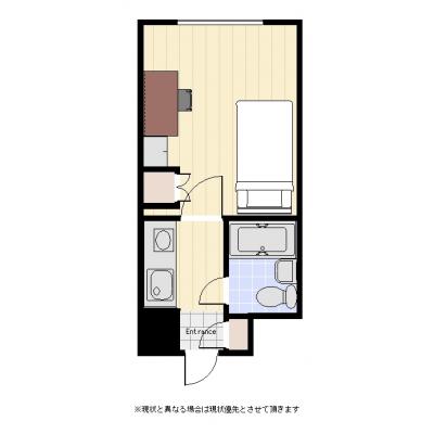 ユニオンマンスリー浦安１　607　1K・シングル☆■選べるWi-Fi格安レンタル中！の間取り図