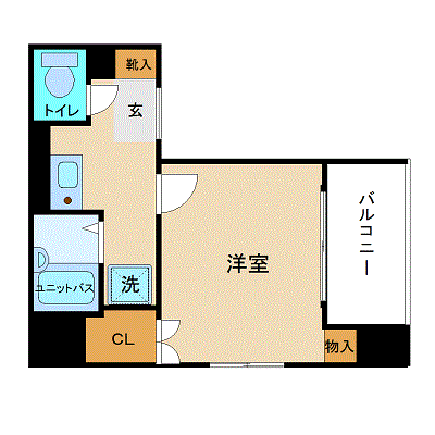 マンスリーリブマックス勝どきサウスコート■【駅3分・セパレート】≪スタンダードシリーズ≫の間取り図
