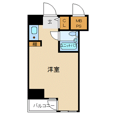 マンスリーリブマックス蒲田WEST・蓮沼駅前ステイ■【UBタイプ】≪スマートシリーズ≫の間取り図