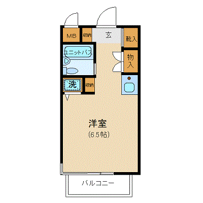 マンスリーリブマックス東横線白楽Ⅱ△【NET対応】≪スマートシリーズ≫の間取り図