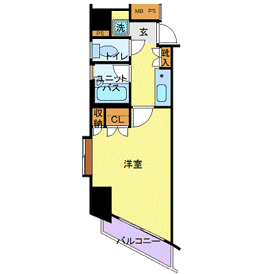 マンスリーリブマックス蒲田リバーサイド■【駅4分・20㎡セパレート】≪スタンダードシリーズ≫の間取り図