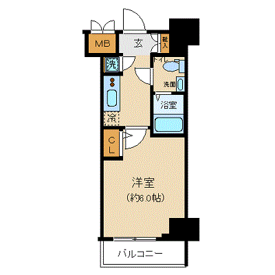 マンスリーリブマックス大森駅EAST■【独立洗面】≪エクセレントシリーズ≫の間取り図