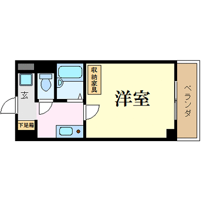 マンスリーリブマックス名古屋国際センタールミナス■【NET対応・洗浄機能付便座】≪スタンダードシリーズ≫の間取り図
