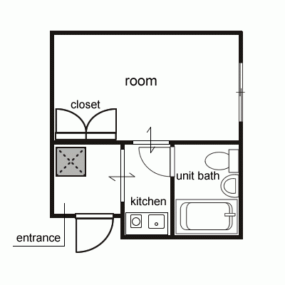 AP寝屋川2【にぎわう寝屋川市駅から、閑静な住宅地へ徒歩5分。生活に便利な場所！ネット無料！在宅ワーク・テレワークにおススメです！】の間取り図