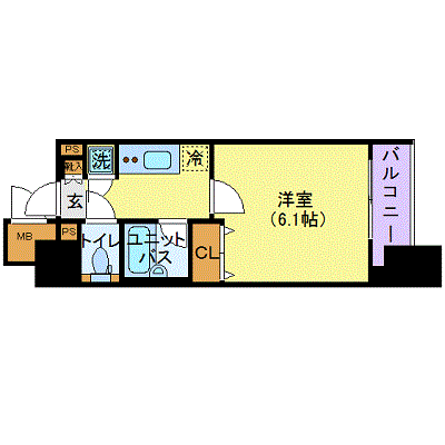 グッドステイ蒲田イーストタワー■『駅徒歩3分』【ベーシック】の間取り図