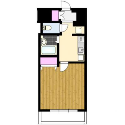 ★最短7月6日より入居可能★　G-style.BBwf東京　JR山手線・メトロ南北線　駒込駅前1【嬉しいインターネット料金込み♪食器類や調理器具等の生活備品も日額料金に含んでいます♪】の間取り図