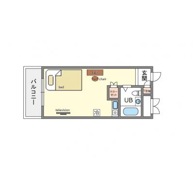 プチメゾン博多駅東　B３　　　💻 NET無料 📶　　🚭禁煙　　【法人契約歓迎！！】の間取り図
