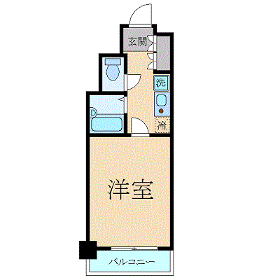 グッドステイ日本橋三越前▲【ベーシック】の間取り図