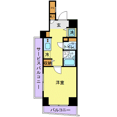 グッドステイ副都心線小竹向原WEST■【ベーシック】の間取り図
