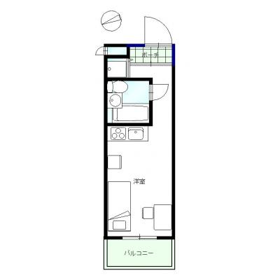 【電話特典有り☆清掃費無料！】コンシェル旗の台１の間取り図