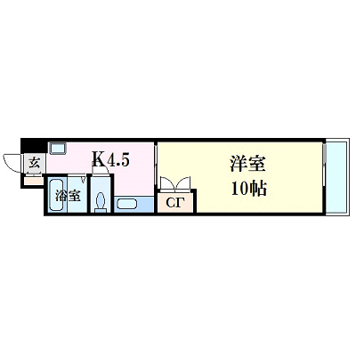 グッドステイ広島駅東□【ベーシック・NET対応】の間取り図