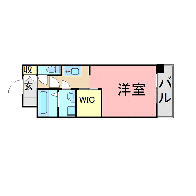 マンスリーリブマックス博多駅東エンクレスト■【NET対応・洗浄機能付便座・独立洗面台付】≪スタンダードシリーズ≫の間取り図