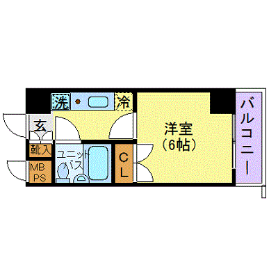 グッドステイ武蔵小山カテリーナ■【ライト】の間取り図