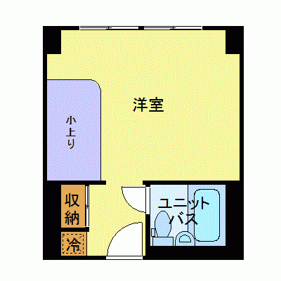 グッドステイ加賀山代『ツインタイプ』≪リゾートシリーズ≫【D】の間取り図