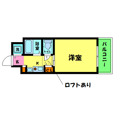グッドステイ新大阪ステーションプラザ■【ベーシック・NET対応・洗浄機能付便座・浴室乾燥機・ロフト付】の間取り図