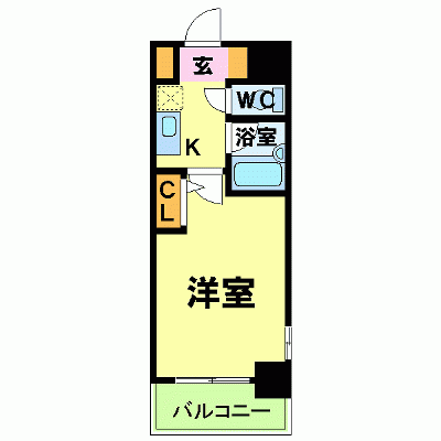 グッドステイ松屋町■【ベーシック・駅2分・NET対応】の間取り図