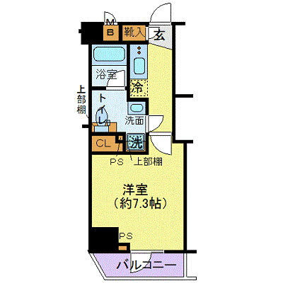グッドステイ八王子・三崎町レジデンス■『独立洗面』【ハイクラス】の間取り図