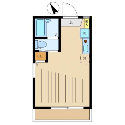 ストーリオ高円寺５【Ｗｉ-Ｆｉ無制限・外国人可】＜寝具・キッチン用品代込＞の間取り図