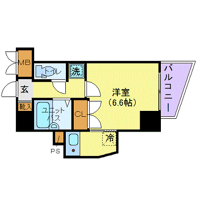 マンスリーリブマックス三軒茶屋三宿ステイ☆【NET対応】≪スタンダードシリーズ≫の間取り図